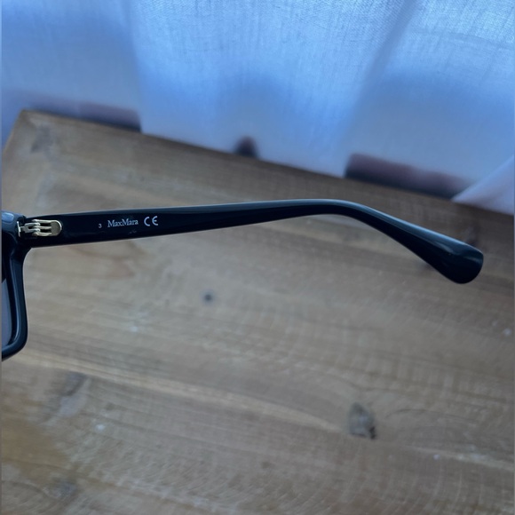 New MAX MARA LOGO4 MM0010 Black Sunglasses Frame 55-17-140 - Picture 6 of 8